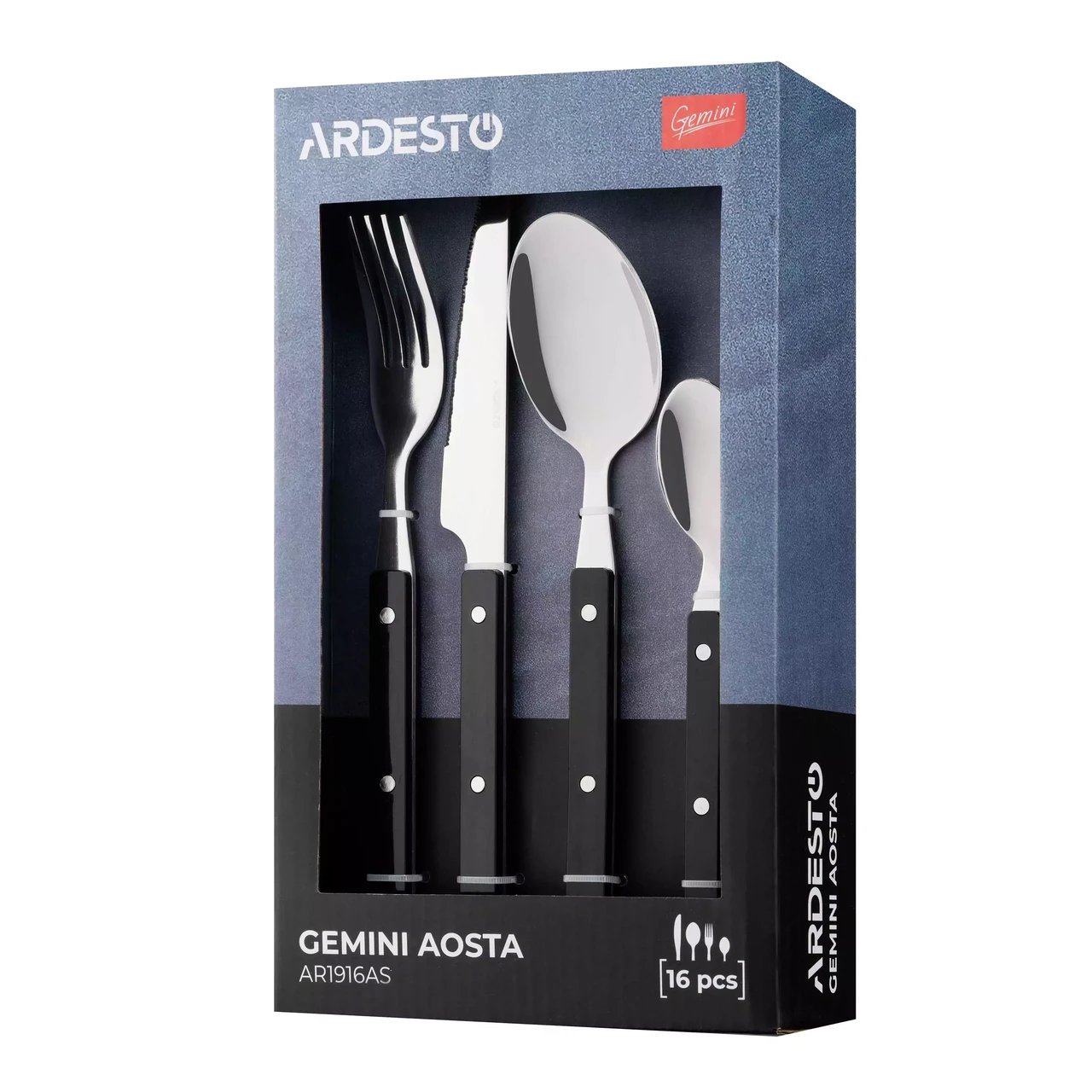 Набір столових приборів ARDESTO Gemini Aosta AR1916AS, фото 1