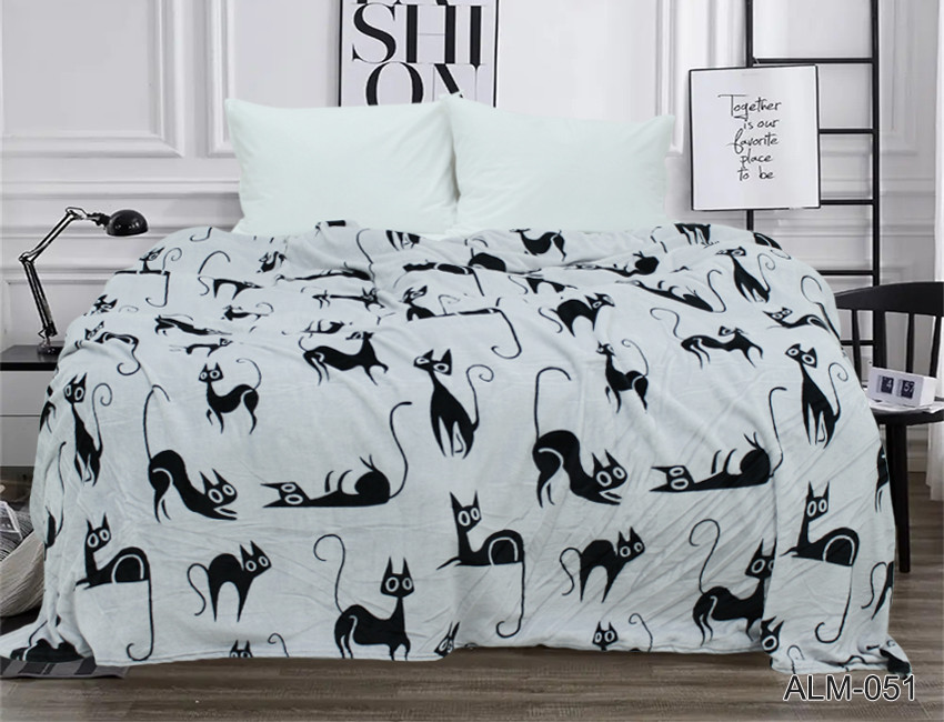 Плед велсофт (мікрофібра) ALM-051