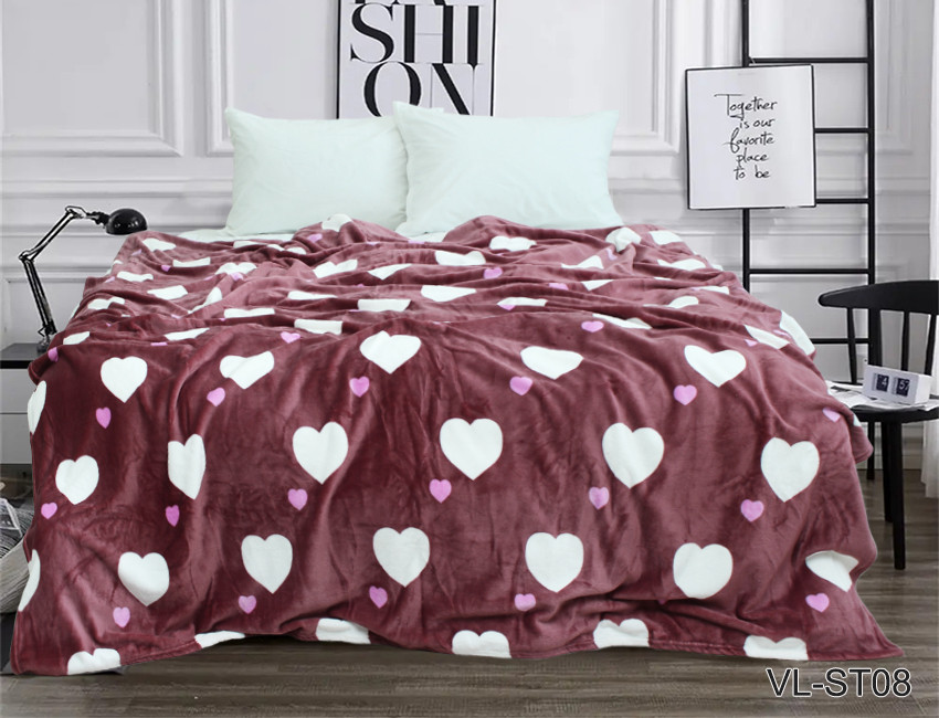 Плед велсофт (мікрофібра) VL-ST08