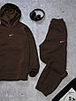 Парні теплі костюми на флісі худі + джогери Модель: 824-1478-1477 Колір: Шоколад, фото 2