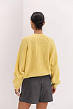 В'язана жіноча кофта з рукавами регланами, фото 3