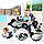Дитячі ходунки каталки 4-в-1 з регульованою висотою, фото 2