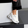 Комбіновані зимові кросівки прогулянкові колір білий + сірий, фото 3