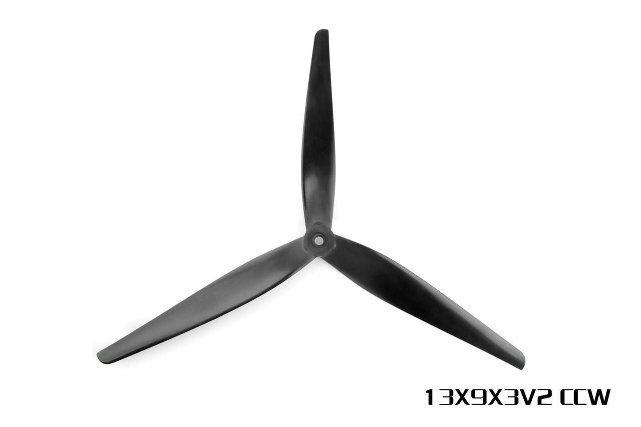 Комплект пропелерів HQProp MacroQuad 13x9x3V2 (2CW+2CCW) Black-Glass Fiber Reinforced Nylon