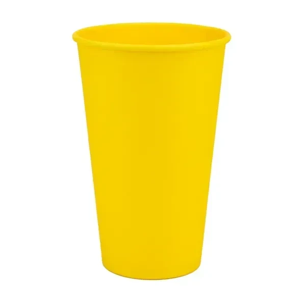 Стакан паперовий 500мл одношаровий Yellow Cup 50шт