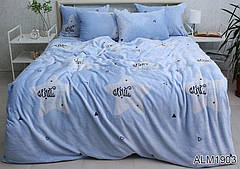 Комплект постільної білизни велсофт (мікрофібра) ALM1903