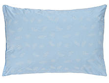 Подушка лебедячий пух Блакитна 50х70