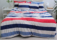 Комплект постільної білизни велсофт (мікрофібра) ALM1923