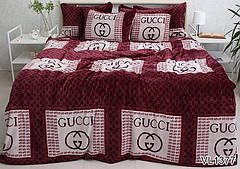 Комплект постільної білизни велсофт (мікрофібра) VL1377