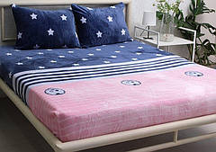 Простирадло на резинці+наволочки (180х200х20) ALM1904