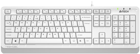 Клавіатура A4Tech Fstyler FKS10 White