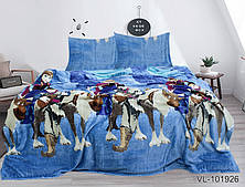 Комплект постільної білизни велсофт (мікрофібра) VL101926