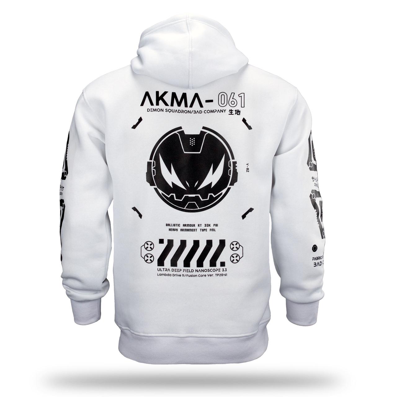 Худі Fabric of the Universe біла тепла м’яка якісна на флісі, фото 1