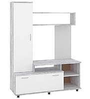 Стінка ТВ Аляска Пехотін Бетон, Білий (116х42х165,5)