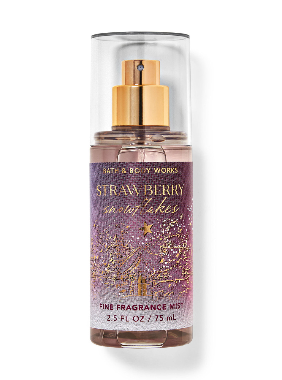 Міні-спрей для тіла Bath & Body Works Strawberry Snowflakes, 75 мл, фото 1
