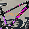 Велосипед спортивний гірський 26" Corso X-POWER PW-36150 чорно-рожевий на зріст 130-145 см, фото 2
