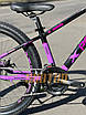 Велосипед спортивний гірський 26" Corso X-POWER PW-36150 чорно-рожевий на зріст 130-145 см, фото 4