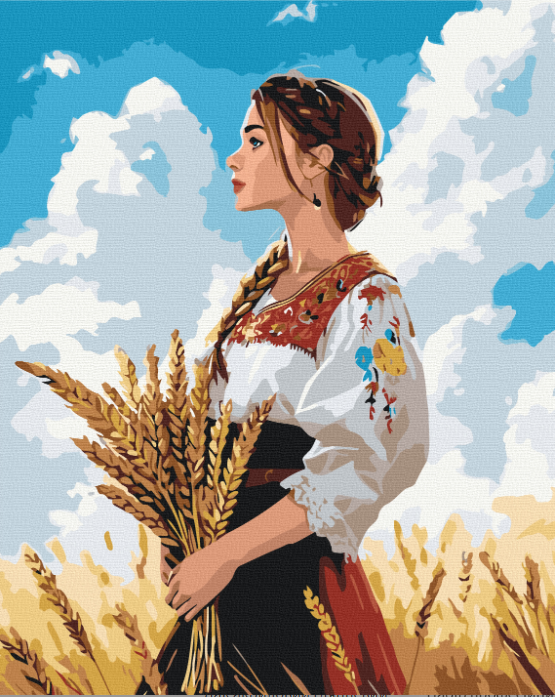 Картина за номерами Кольори спадщини 40х50 см BrushMe BS54332 полотно на підрамнику, фото 1