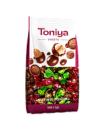 Tonya Мікс горішків в шоколаді та кріспі з вишнею, 150г
