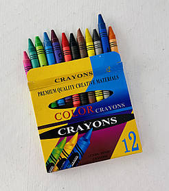 Олівці воскові 12 кольорів (2688А)