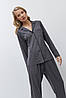 Жіноча піжама з модалу сорочка і штани Aruelle Cadance pajama long, фото 7