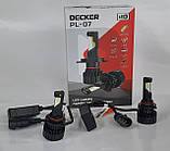 Лампи Led 9005 HB3 PL-07 Decker 12v 24v 60 W 12000 Lm 6000k, фото 2