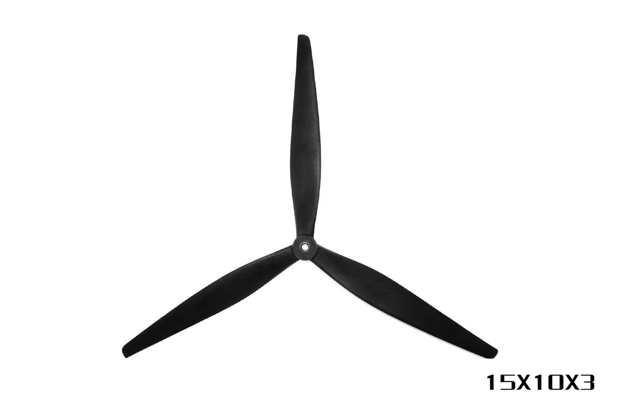 Комплект пропелерів HQProp MacroQuad 15x10x3 (2CW+2CCW) Black-Glass Fiber Reinforced Nylon