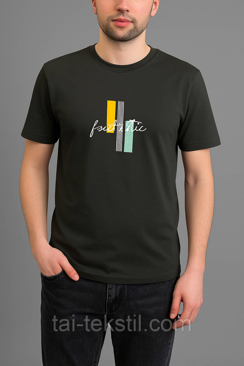 Чоловіча футболка вільного крою OVERSIZE якість коттон 100% виробництво Туреччина