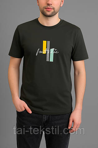 Чоловіча футболка вільного крою OVERSIZE якість коттон 100% виробництво Туреччина, фото 1