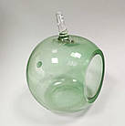 Декоративна скляна фігурка "Яблуко" Неман 15х15 см (Зелений)