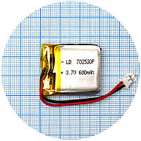 Батарея (акумулятор) універсальний 702530Р 32 х 25 х 7 мм 600 mAh 3.7V