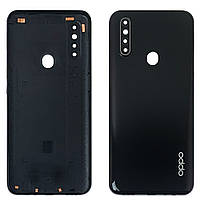 Задня кришка Oppo A31 CPH2015 (чорна зі склом камери)