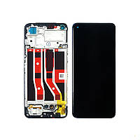 Дисплей (екран) Oppo A74 4G з тачскрином і рамкою (OLED)