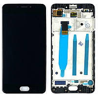 Дисплей (екран) Meizu M6 M711H з тачскрином Розпажу (чорний і рамкою)