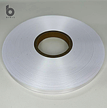 Стрічка сатинова з кантом біла PREMIUM 15 мм х 200 м, фото 2