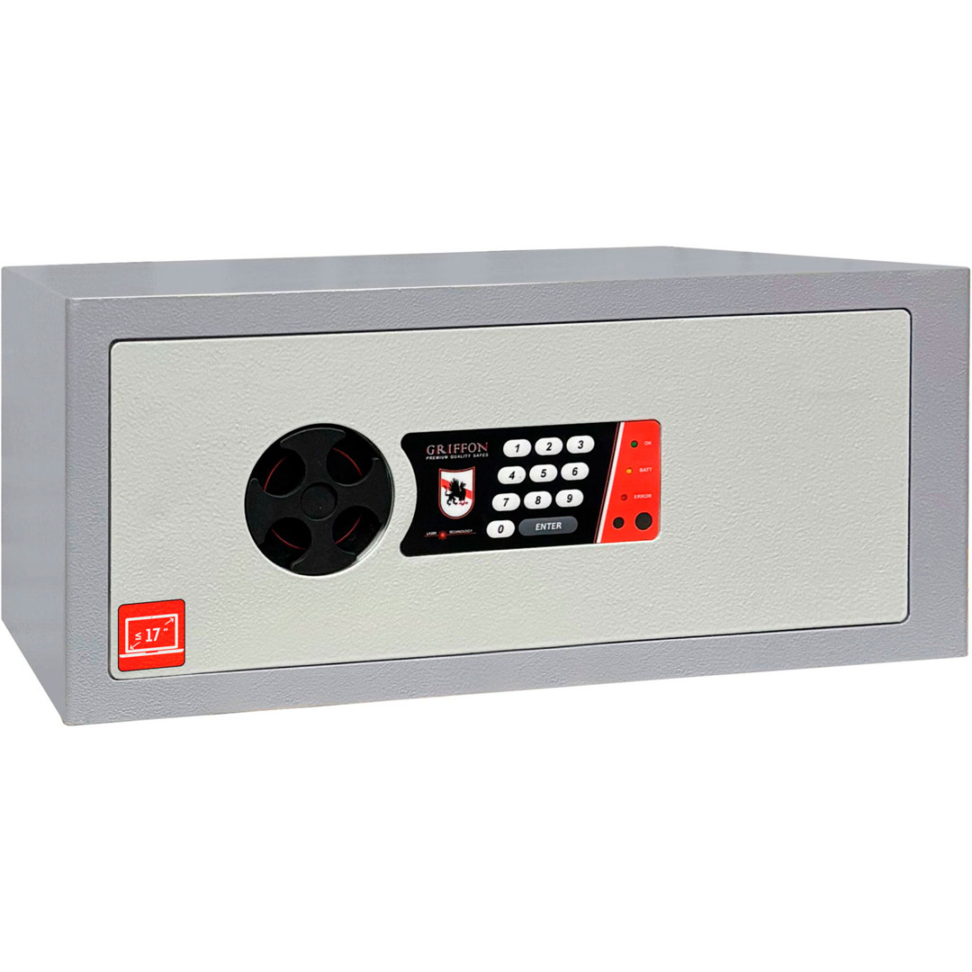 Меблевий сейф GRIFFON S.20.E GREY Laptop 17″