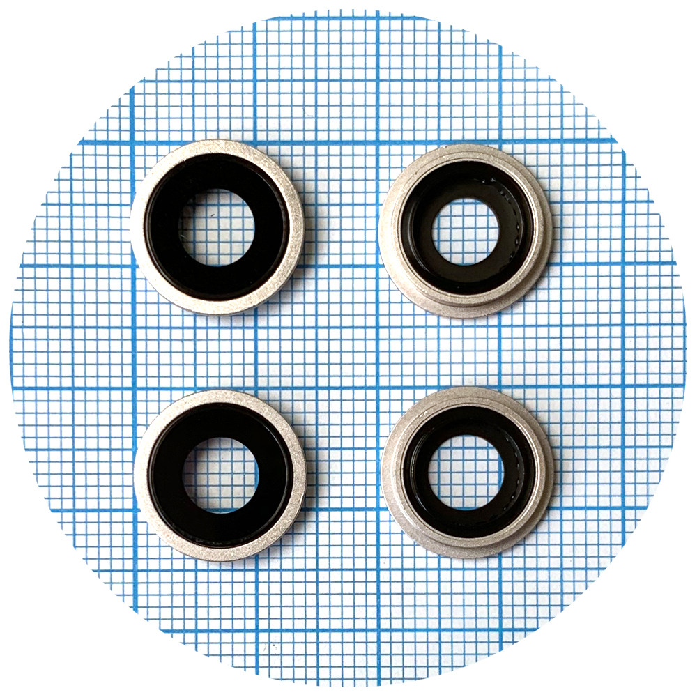 Скло камери Apple iPhone 13, iPhone 13 Mini (з білим кільцем - 2 шт), фото 1