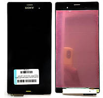 Дисплей (екран) Sony Xperia Z3 D6603 D6633 D6643 D6653 з тачскрином (чорний)
