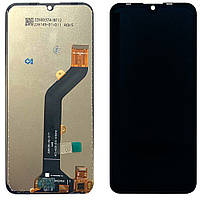 Дисплей (екран) Tecno Spark Go 2020 KE5S з тачскрином (чорний)