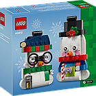 Конструктор LEGO Seasonal 40812 Snowman Ornaments Ялинкові прикраси, фото 2