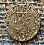 20 пеннi 1963 року. Фiнляндiя, фото 2