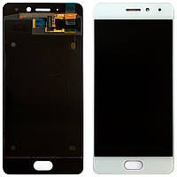 Дисплей (екран) Meizu Pro 7 M792 з тачскрином (білий Оригінал)