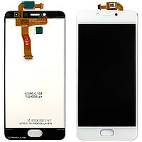 Дисплей (екран) Meizu M5c M710H з тачскрином (білий Оригінал)