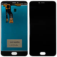 Дисплей (екран) Meizu M3 Note M681H M681Q M681C з тачскрином Розпажу (чорний Оригінал)