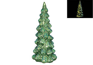 Ялинка з LED підсвічуванням і паєтками 20см