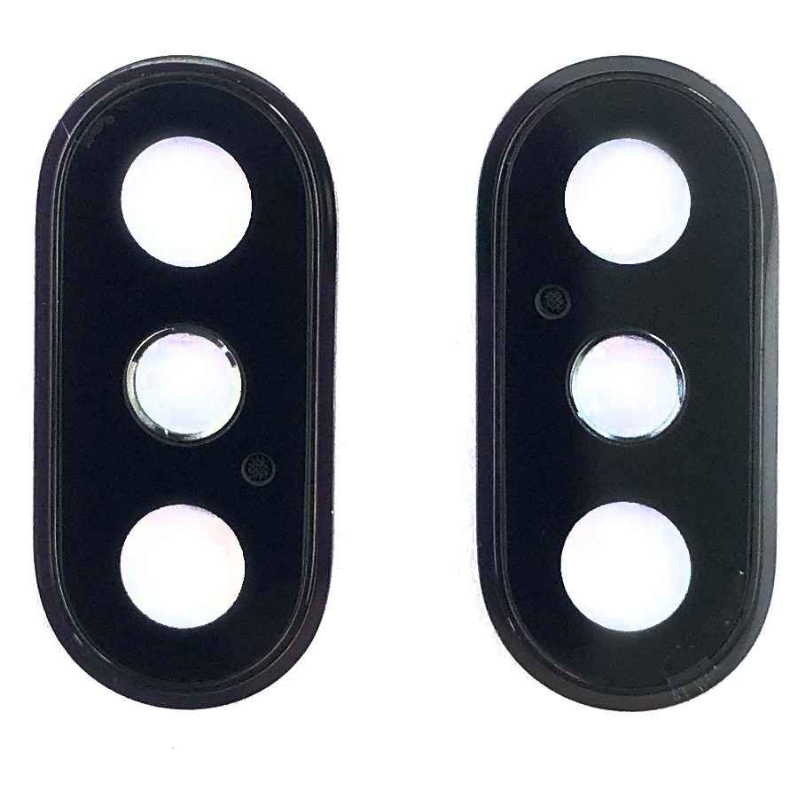 Скло камери Apple iPhone XS, iPhone XS Max (у чорній рамці), фото 1