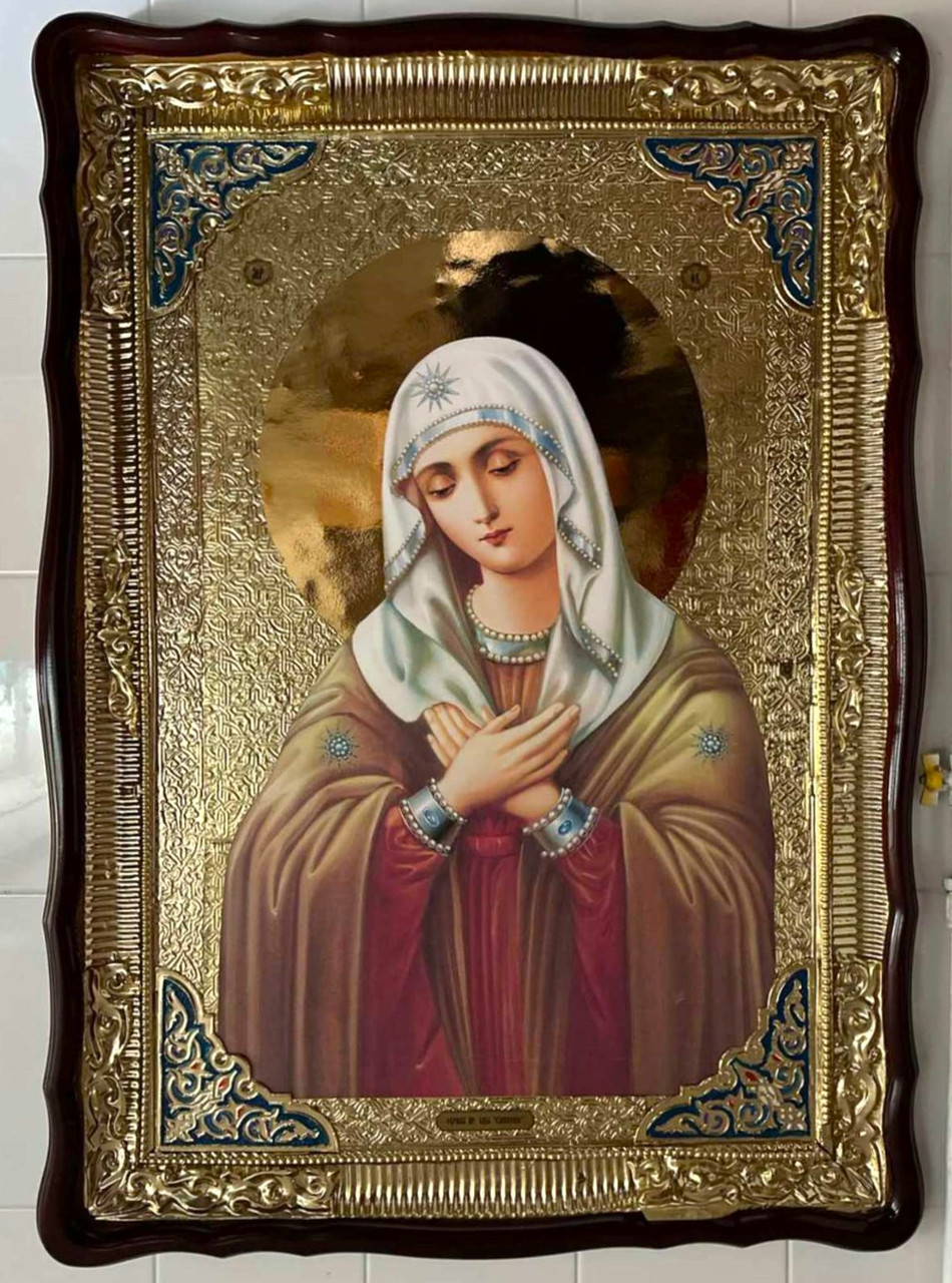Ікона Богородиці "Умиління" 110х80 см, фото 1