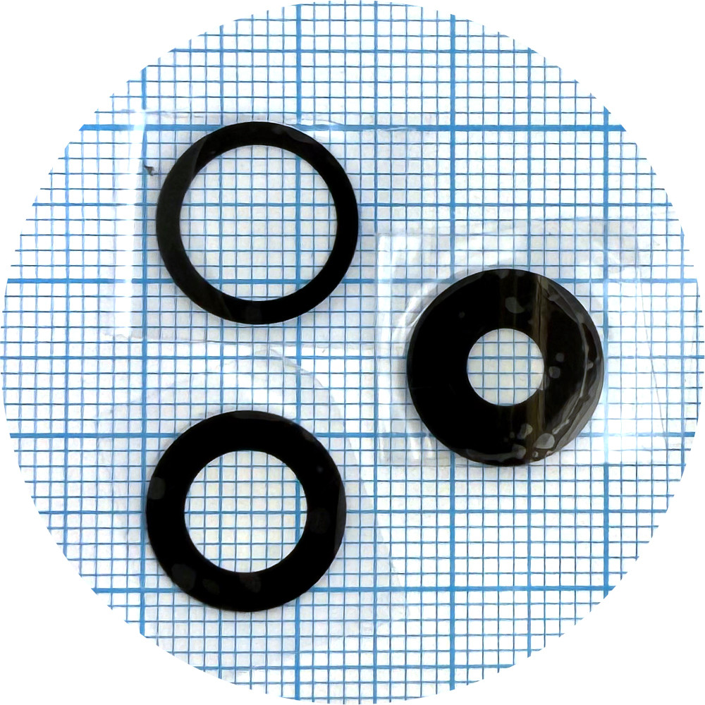 Скло камери Apple iPhone 15 Pro (оригінал Китай - 3 шт), фото 1