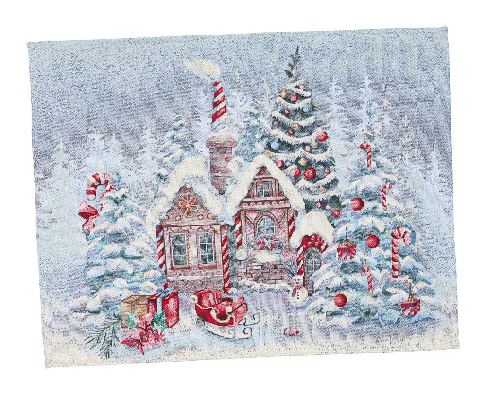 Серветка сервірувальна Новорічна гобеленова Limaso RUNNER1378-49, фото 1