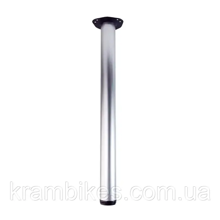 Опора LS для столу 60/710мм регульована хром сталева основа, фото 1